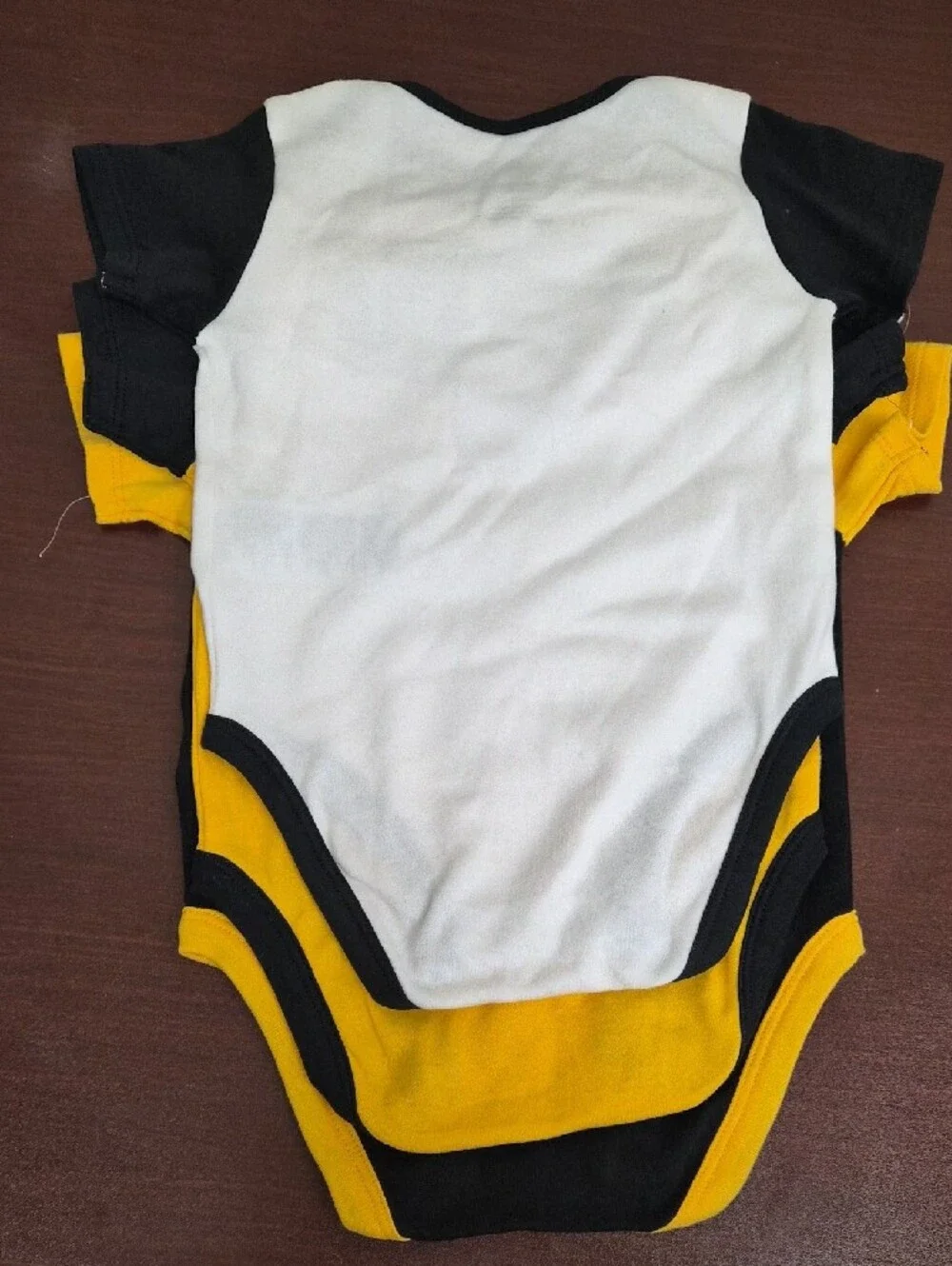 Pittsburgh Steelers Black & Gold Baby One-Piece (3-Pack) Size 12m
